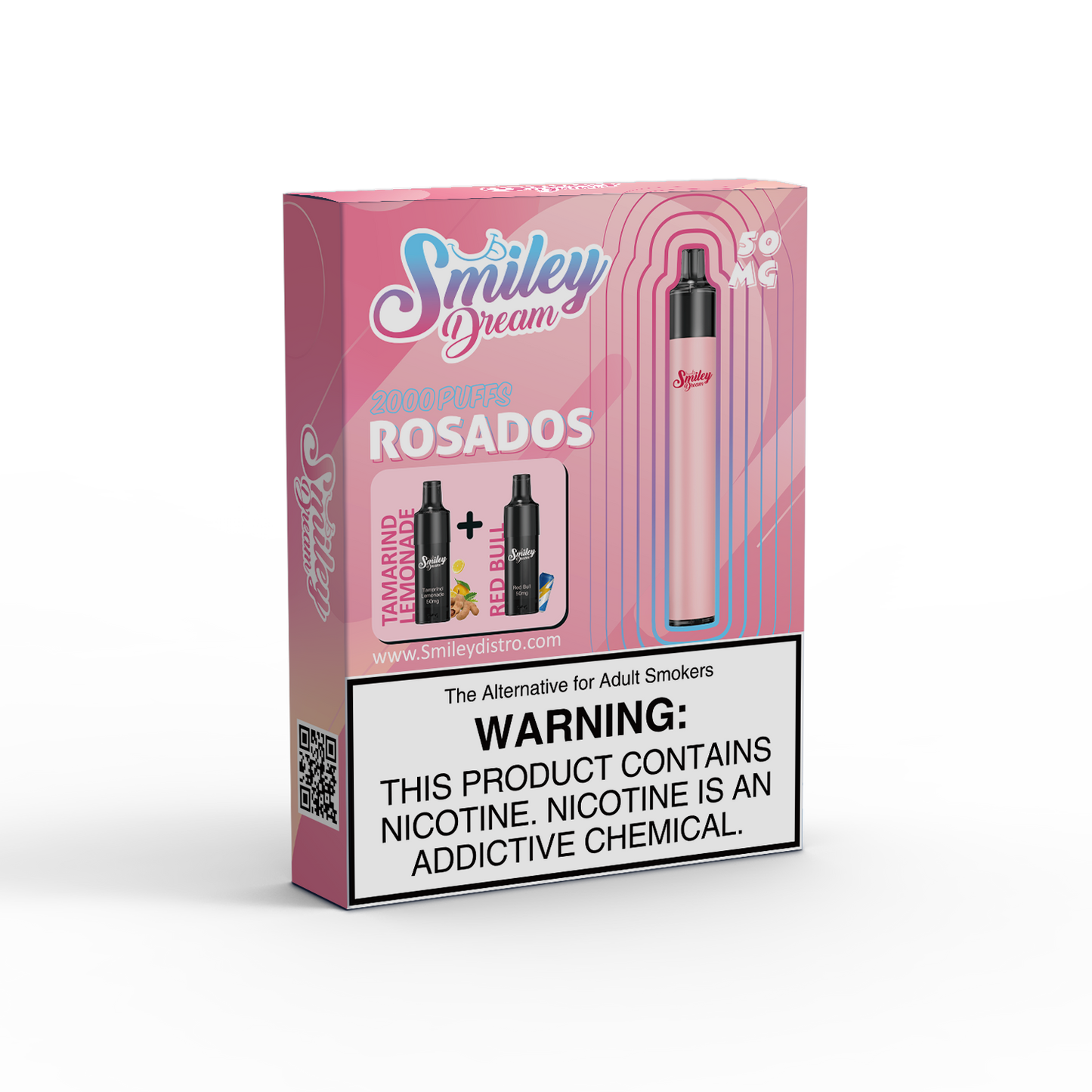 Smiley Dream Rosados Vape