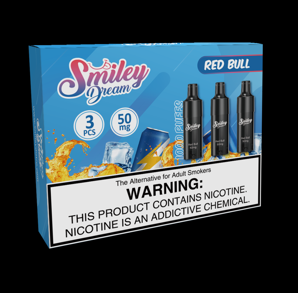 50 Mg Smiley Dream Red Bull 3 pcs